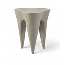  Meridian Bourges Taupe Aluminum End Table IMAGE 1