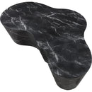 Meridian Monza Black Marble Finish Concrete Coffee Table IMAGE 6