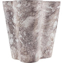 Meridian Monza Brown Marble Finish Concrete End Table IMAGE 4