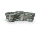 Meridian Monza Green Marble Finish Concrete Coffee Table IMAGE 1