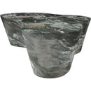 Meridian Monza Green Marble Finish Concrete Coffee Table IMAGE 5