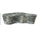 Meridian Monza Green Marble Finish Concrete Coffee Table IMAGE 7