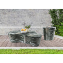 Meridian Monza Green Marble Finish Concrete Coffee Table IMAGE 9