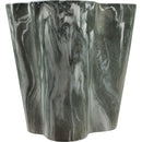 Meridian Monza Green Marble Finish Concrete End Table IMAGE 4