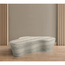 Meridian Monza Travertine Travertine Finish Concrete Coffee Table IMAGE 3