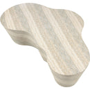 Meridian Monza Travertine Travertine Finish Concrete Coffee Table IMAGE 6