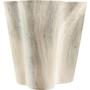 Meridian Monza Travertine Travertine Finish Concrete End Table IMAGE 4