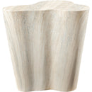 Meridian Monza Travertine Travertine Finish Concrete End Table IMAGE 5