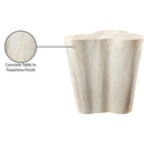 Meridian Monza Travertine Travertine Finish Concrete End Table IMAGE 8