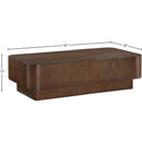 Meridian Oakmont Brown Coffee Table IMAGE 6
