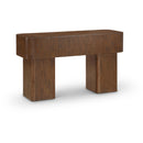 Meridian Oakmont Brown Console Table IMAGE 1
