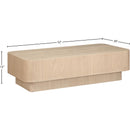 Meridian Oakmont Natural Coffee Table IMAGE 6