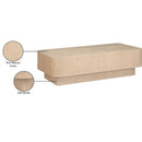 Meridian Oakmont Natural Coffee Table IMAGE 7