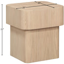 Meridian Oakmont Natural End Table IMAGE 6