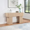 Meridian Oakmont Natural Console Table IMAGE 2