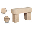 Meridian Oakmont Natural Console Table IMAGE 7