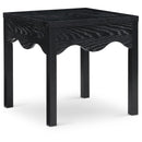 Meridian Fiora Black End Table IMAGE 1