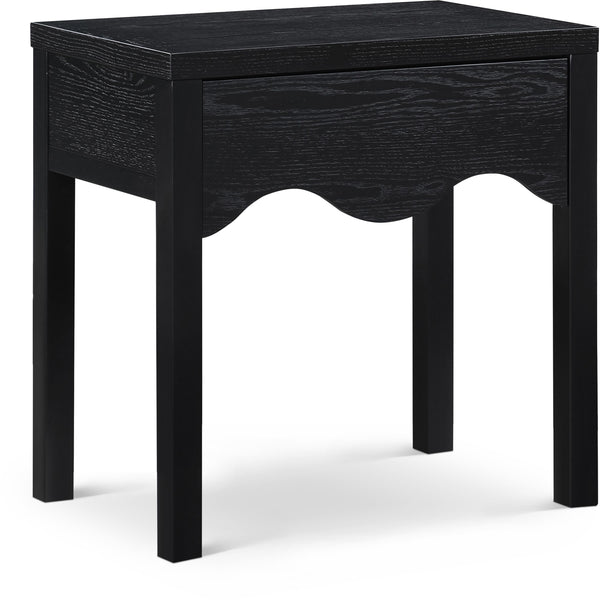 Meridian Fiora Black Night Stand IMAGE 1