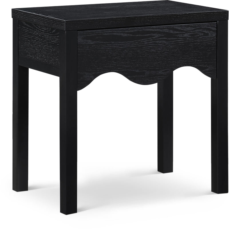 Meridian Fiora Black Night Stand IMAGE 1