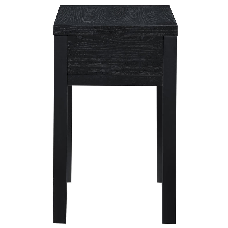 Meridian Fiora Black Night Stand IMAGE 4