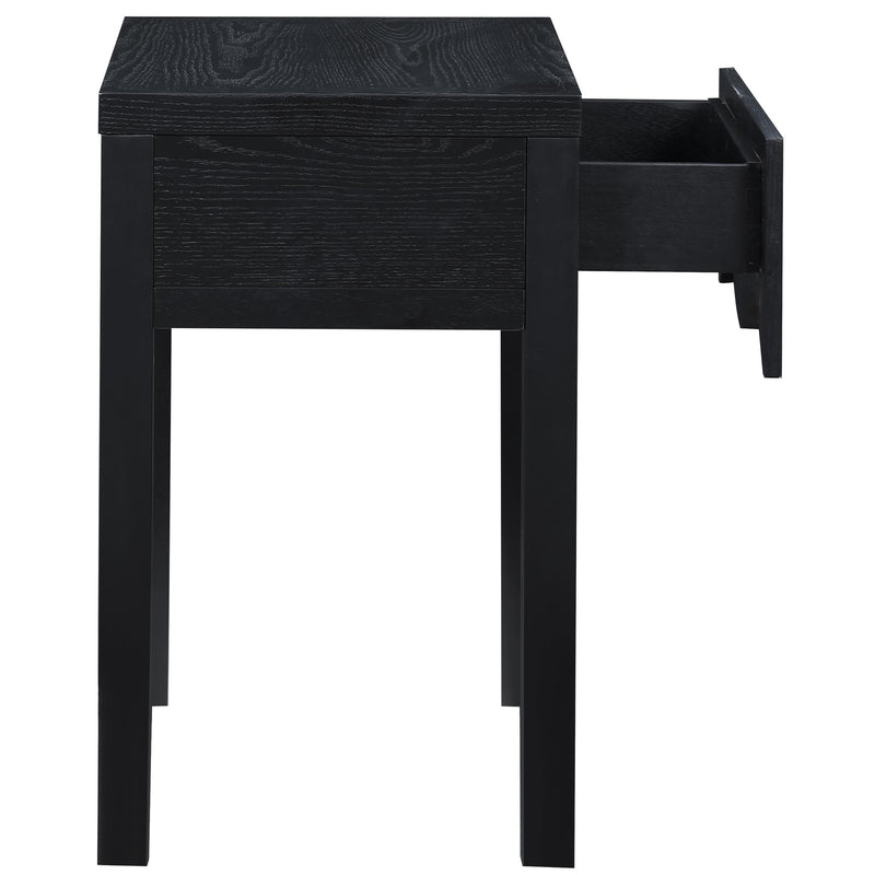 Meridian Fiora Black Night Stand IMAGE 5