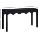 Meridian Fiora Black Console Table IMAGE 6