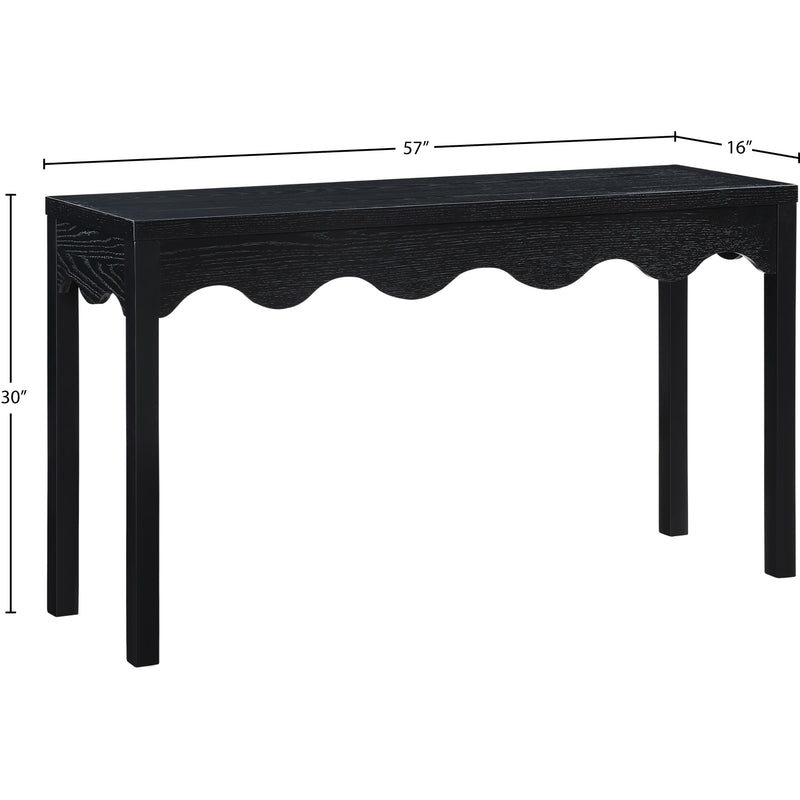 Meridian Fiora Black Console Table IMAGE 6