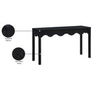Meridian Fiora Black Console Table IMAGE 7