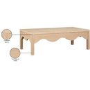 Meridian Fiora Natural Coffee Table IMAGE 7