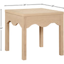 Meridian Fiora Natural End Table IMAGE 6