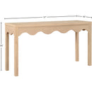 Meridian Fiora Natural Console Table IMAGE 6