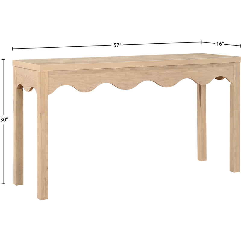 Meridian Fiora Natural Console Table IMAGE 6