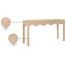 Meridian Fiora Natural Console Table IMAGE 7