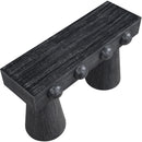 Meridian Bracciano Black Oak Veneer Console Table IMAGE 6