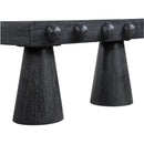 Meridian Bracciano Black Oak Veneer Console Table IMAGE 7