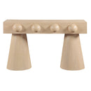 Meridian Bracciano Natural Oak Veneer Console Table IMAGE 3