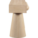 Meridian Bracciano Natural Oak Veneer Console Table IMAGE 4