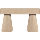 Meridian Bracciano Natural Oak Veneer Console Table IMAGE 5