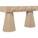 Meridian Bracciano Natural Oak Veneer Console Table IMAGE 7