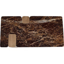 Meridian Ravenna Burgundy Coffee Table IMAGE 6