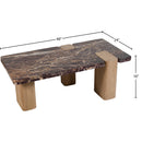 Meridian Ravenna Burgundy Coffee Table IMAGE 7