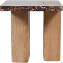 Meridian Ravenna Burgundy End Table IMAGE 3