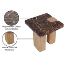 Meridian Ravenna Burgundy End Table IMAGE 8