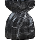 Meridian Caserta Black Marble Finish Concrete End Table IMAGE 4