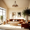 Meridian Tivoli Travertine Concrete Indoor/Outdoor Coffee Table IMAGE 2