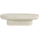 Meridian Tivoli Travertine Concrete Indoor/Outdoor Coffee Table IMAGE 6