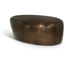 Meridian Capsule Brown Aluminum Coffee Table IMAGE 1