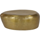 Meridian Capsule Gold Aluminum Coffee Table IMAGE 3