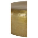 Meridian Capsule Gold Aluminum Coffee Table IMAGE 5