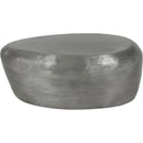 Meridian Capsule Silver Aluminum Coffee Table IMAGE 3